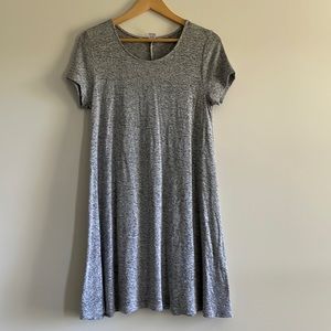 Heathered Gray Sweater Dress